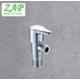 ZAP Prime Brass Chrome Finish Angle Cock Valve for Bathroom & Kitchen with Wall Flange