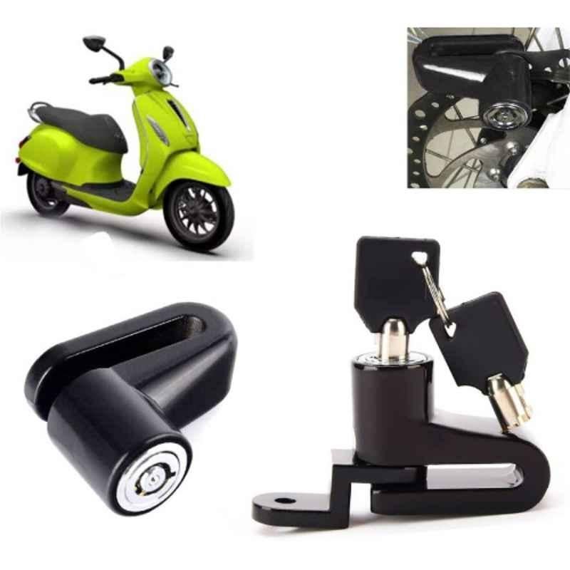 Auto Pearl Steel Heavy Duty Anti Theft Disc Brake Lock for Urbanite Chetak BS6, Lock_102