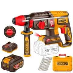 Ingco 42V Cordless Rotary Hammer Kit, CRHLI422682