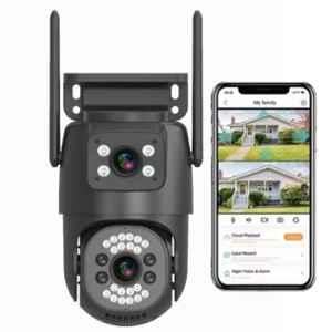 Maizic Smarthome Supercam 5+5 MP 4G 1080p PTZ FHD Outdoor Smart WiFi Camera with Color Night Vision, All Sim Support, 2 Way Audio & AI Human Detection