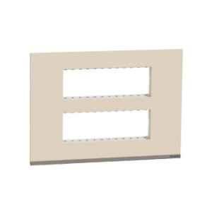 Schneider Electric Unica Pure 12 Module Polycarbonate Sandy Beige Cover Plate, UNSCP12M_CL (Pack of 5)