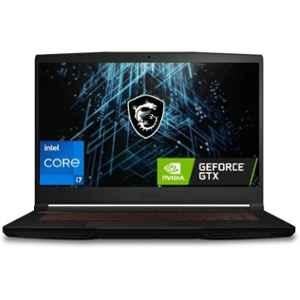 MSI 11SC-1298IN GF63 Black Gaming Laptop with Intel Core i7 11th Gen 11800H 16GB/1TB+256GB HDD & SSD/Windows 11 Home/NVIDIA GeForce GTX 1650 & 15.6 inch Display, 9S7-16R612-1298