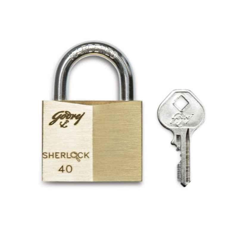 Godrej 40mm Brass Locks Sherlock, 7672