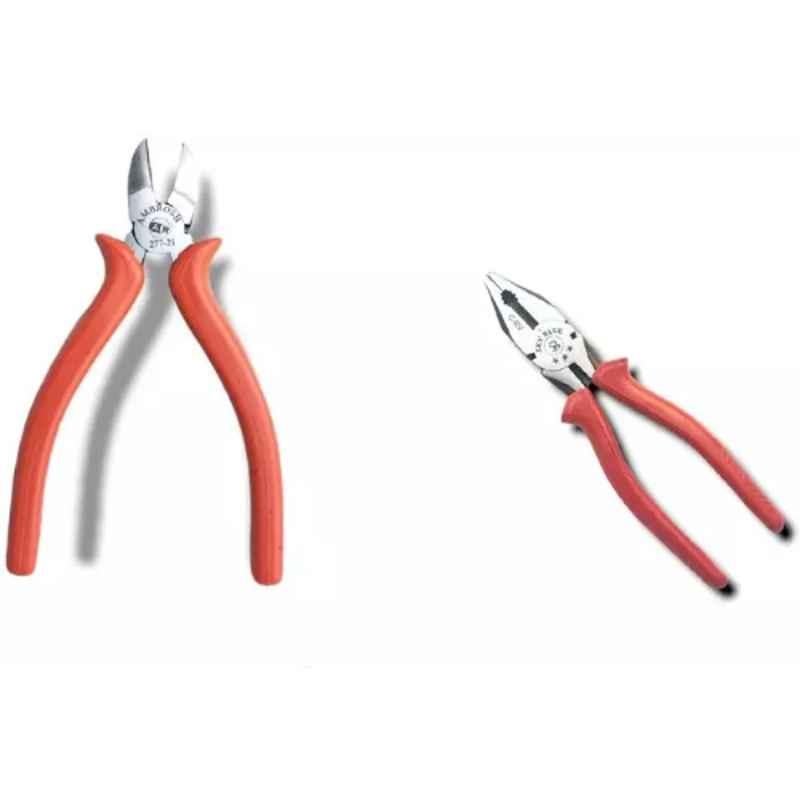 Sky Blue 2 Pcs 7.8 inch Lineman Plier Combo, SBE_PLIER_0376