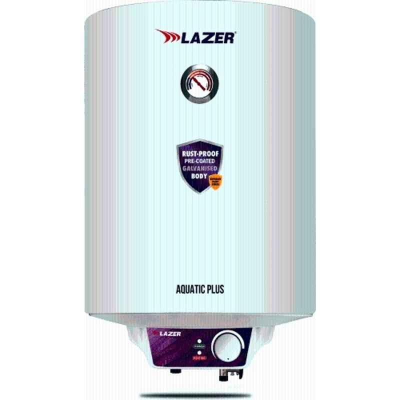 Lazer Aquatic Plus 2000W 5 Star White Vertical Storage Water Heater, Tank Capacity: 25 Litre