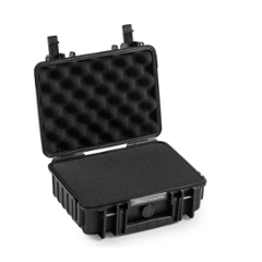 B&W International 1000 4.1 Litre Polypropylene Black Outdoor Case with Sponge Insert Foam