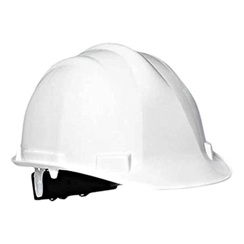 Generic SA8402 White Safety Helmet, Size: Free
