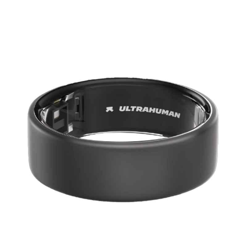 Ultrahuman Ring Air Titanium Matte Grey Smart Ring Air for Sleep Tracking, Heart Rate Variability (HRV), Movement & Temperature Sensors, Size: 11