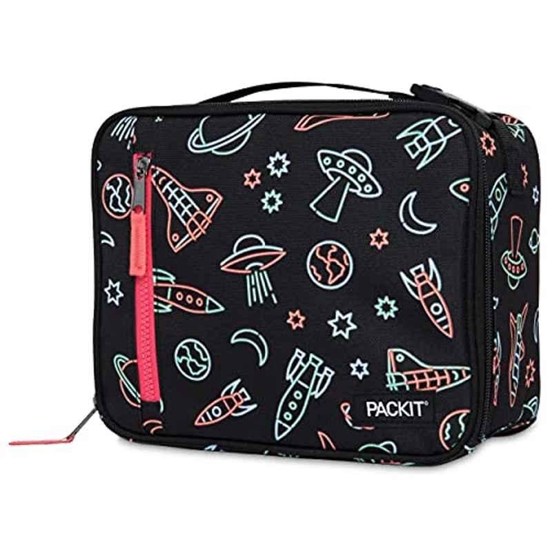 Packit 3L Polyester Neon Space Freezable Classic Lunch Box, PKO-CB-NES