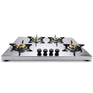 Suryaviva Tejas 4 Burner Manual Stainless Steel Cook Top, SVTEJASSS04