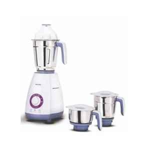 Philips 750W White & Grey Stainless Steel Mixer Grinder with 3 Jars, HL7699/00