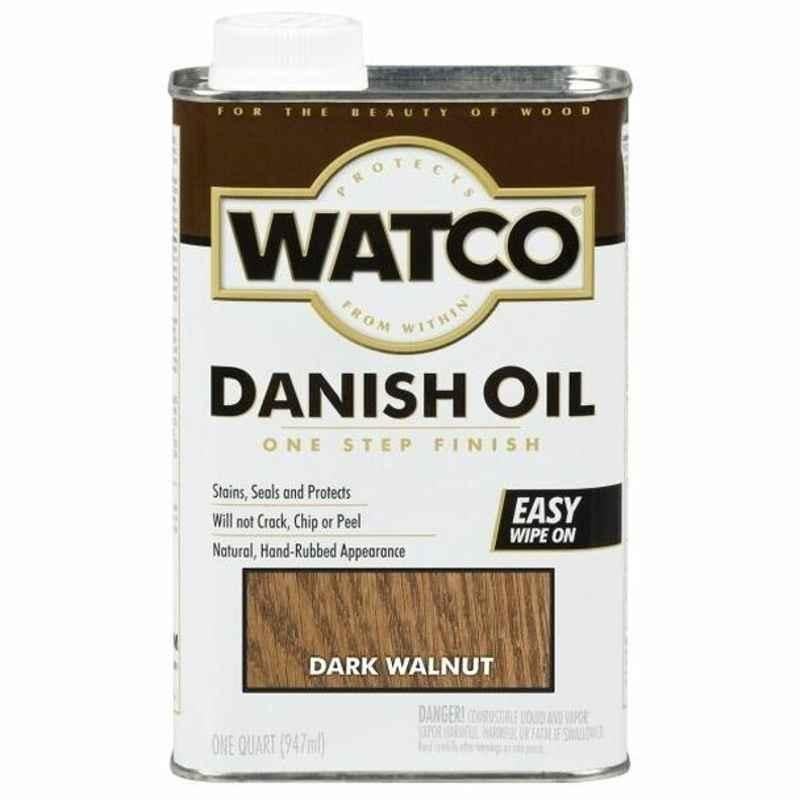 Rust-Oleum Danish Oil, A65841, WATCO, 947ml, Dark Walnut