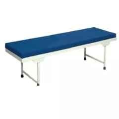 Yes Kay 18x50x80cm Mild Steel Plain Attendant Bed with Mattress