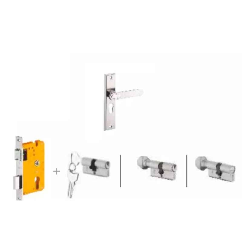 Dorset Deolo HL DEO 8 inch Zinc PT Finish Lock Set with Coin & 60mm Knob Cylinder