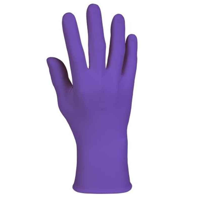 Kimberly-Clark 50 Pcs 12 Inch 5.9 mil Large Purple Nitrile-Xtra Exam Gloves Box, 50603 (Pack of 10)