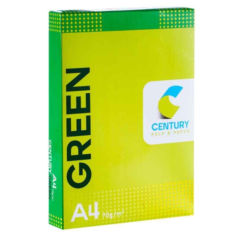 Century Green A4 70 GSM 500 Sheets White Copier Paper