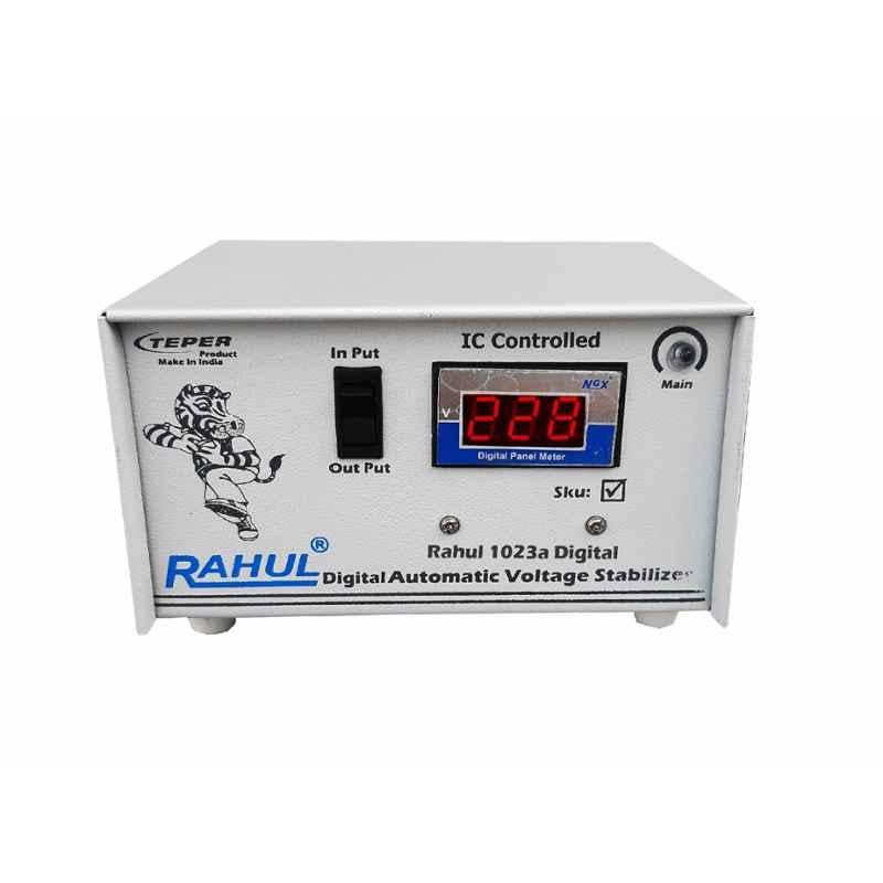 Rahul A-Zone Dlx A5 5kVA 20A 100-280V 5 Step Automatic Voltage Stabilizer for Mainline Use
