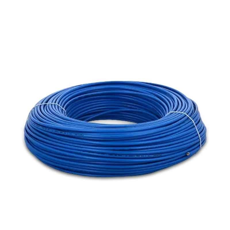 AS Flex 2.5 Sqmm Blue FR PVC Insulated High Voltage Industrial Cable, Length: 90 Yard