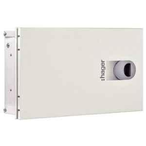 Hager Novello+ 16 Ways 8+48 Modules Double Door TPN Distribution Board, VYT16DH