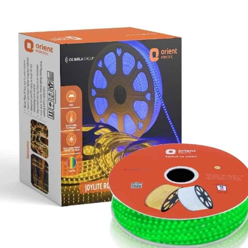 Orient Electric Joylite 8W 5m Green LED Rope Light with 120 LEDs for False Ceiling, Balcony, Diwali & Christmas Decoration