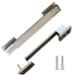 Atom Ganga 12 inch Silver Satin Finish Zinc Pull Handle