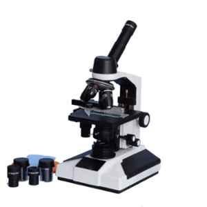 Labpro 40-1500x Monocular Student Compound Microscope with Semi Plan Achro Objectives Led Illumination & Kit, MONOSEMI