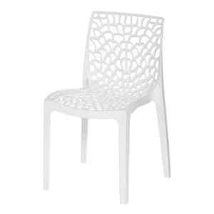 Supreme Web 38.5x80.2x47.8cm Plastic White Chair, SUPWEBWHT11