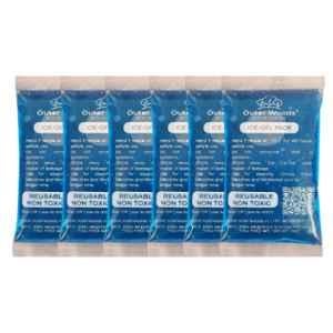 Outer Woods 100g Ice Gel Pack for Keeping Drinks, Food, Vaccines & Medicines Cool, OW-14 (Pack of 6)