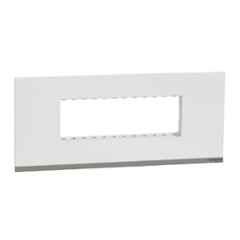 Schneider Electric Unica Pure Plastic Surround Grid Plate, UNSCP6M_WE (Pack of 5)