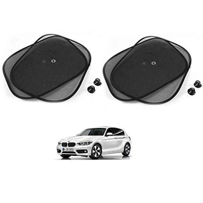 Kozdiko 4 Pcs Black Chipokoo Car Window Sunshade Curtain Set for BMW 1 Series, koz_79327