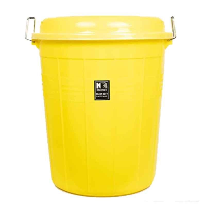 KKR 32L Plastic Yellow Heavy Duty Bucket with Lid