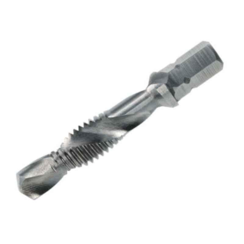 Volkel 67234 M5x0.8 HSS-G Combined Bits with 1/4 Inch Hexagon Drive, Length: 41 mm