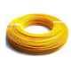 KEI 4 Sqmm Single Core FRLSH Yellow Copper Unsheathed Flexible Cable, Length: 100 m