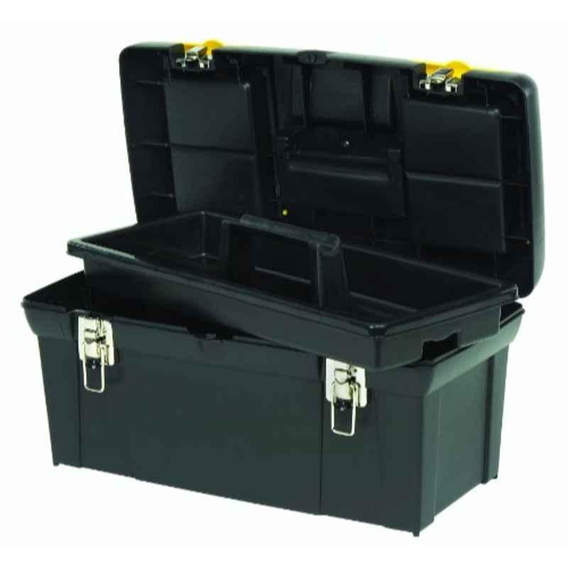 Stanley 23.4x10.9x11.1cm Metal Black Tool Box with Tray, 024013S