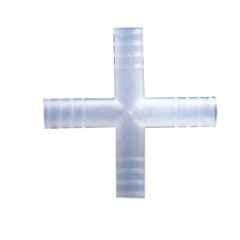 Polylab 10mm Polypropylene Cross Connector, 46123 (Pack of 36)