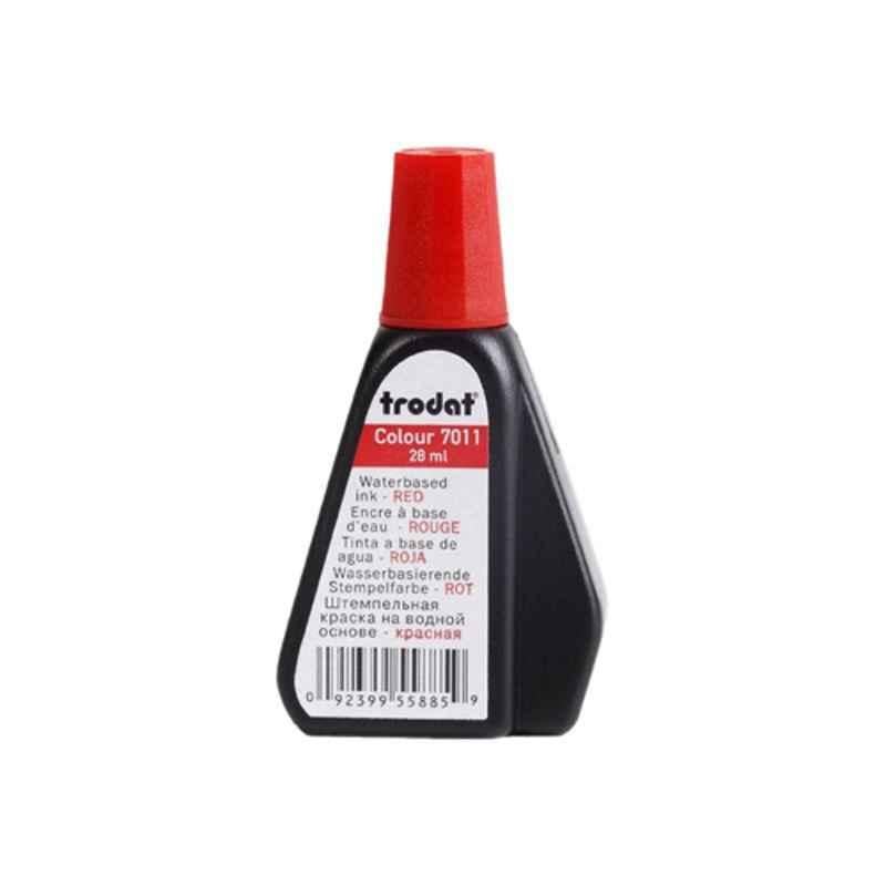 Trodat Red Water Based Ink for Ink Pad, 28 ml