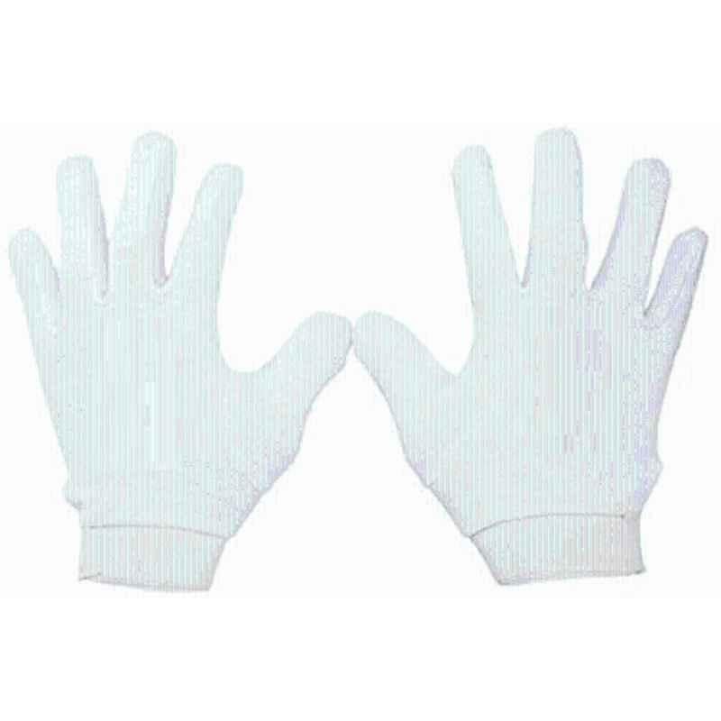 Matrica Gopro Floral White Professional Cotton Cricket Wicket Keeping Inner Gloves for Youth