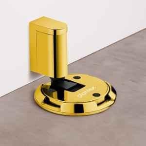 Plantex Zinc PVD Gold Floor Mounted Door Stopper for Home, SDM-02