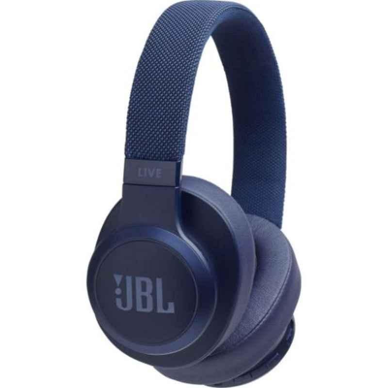 JBL Live 500BT 50mm Blue Over Ear Wireless Headphone