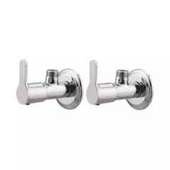 Fastgear Marc Brass Silver Chrome Finish Angle Valve, FG1464 (Pack of 2)