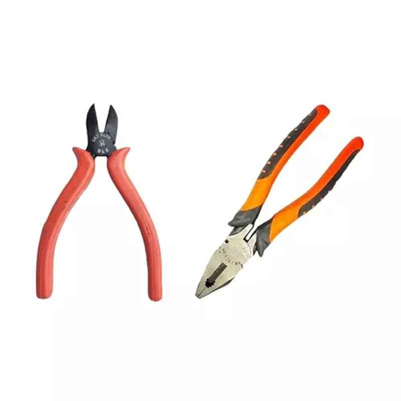 Sky Blue 2 Pcs 8 inch Lineman Plier Combo, SBE_PLIER_COMBOS_COMBO_762