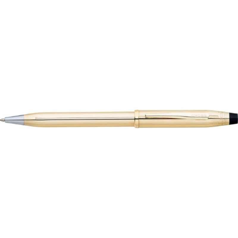 Cross Century II Black Ink 10KT Gold Filled Rolled Ballpoint Pen, 4502WG