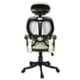 Regent Matrix Net & Metal High Back Green & Grey Mesh Chair