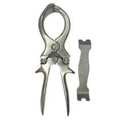 Forgesy 9 inch Stainless Steel Castrator Plier with Key for Animals Sheep & Goats, SBXDC545