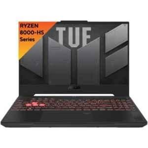 Asus FA507UV-LP136WS TUF Gaming A15 2024 Mecha Gray Laptop with AMD Ryzen 7 Octa Core 8845HS 16GB/512GB SSD/Windows 11 Home/NVIDIA GeForce RTX 4060 & 15.6 inch Display, 90NR0I25-M00760