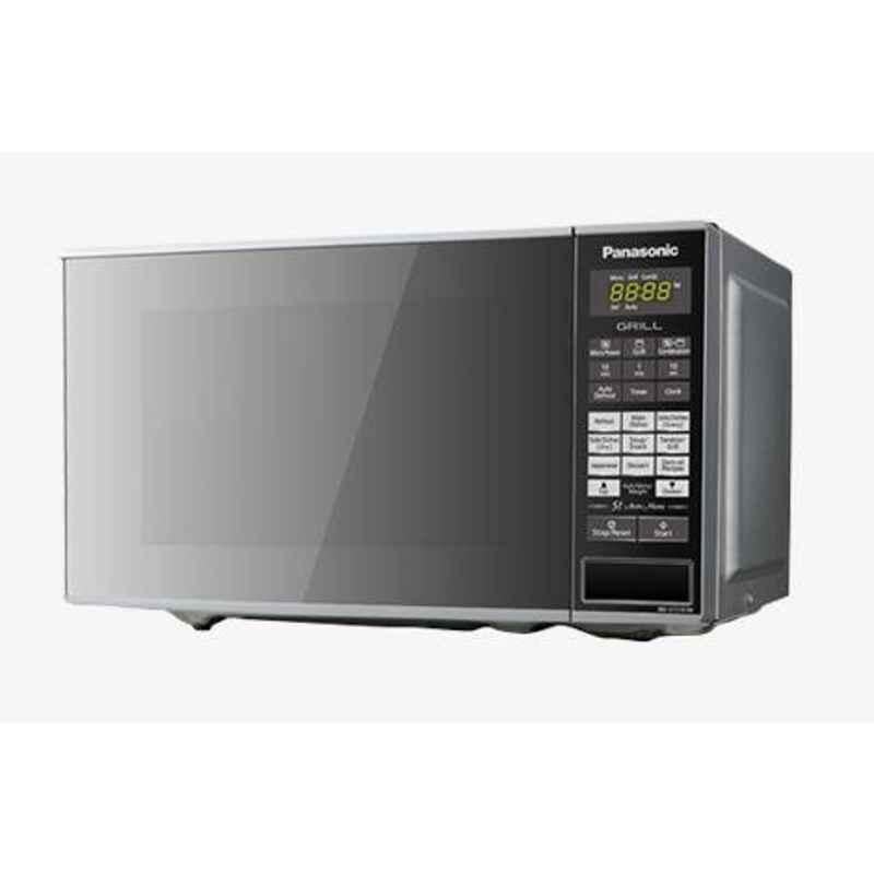 Panasonic NN-GT23HMFDG 20L Grill Microwave Oven, (Black & Silver)