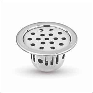 Sanjay Chilly 3 inch Stainless Steel 304 Silver Round Floor Drain with Anti Cockroach & Insect Trap, SCCT-R-80