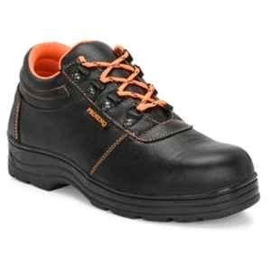 Frosino Genuine Leather Steel Toe Safety Shoe for Men, F-23BLK, Size: 6