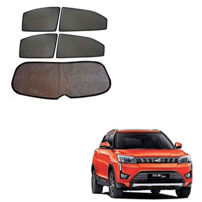 Kozdiko 5 Pcs Mesh Black Fixed Window & Rear Sun Shades Set for Mahindra XUV 300