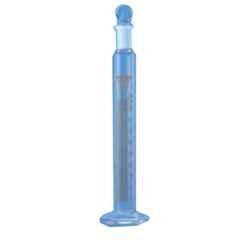 Borosil 5ml Class A Hexagonal Base Graduated Cylinder with I/C Stopper, 2983005